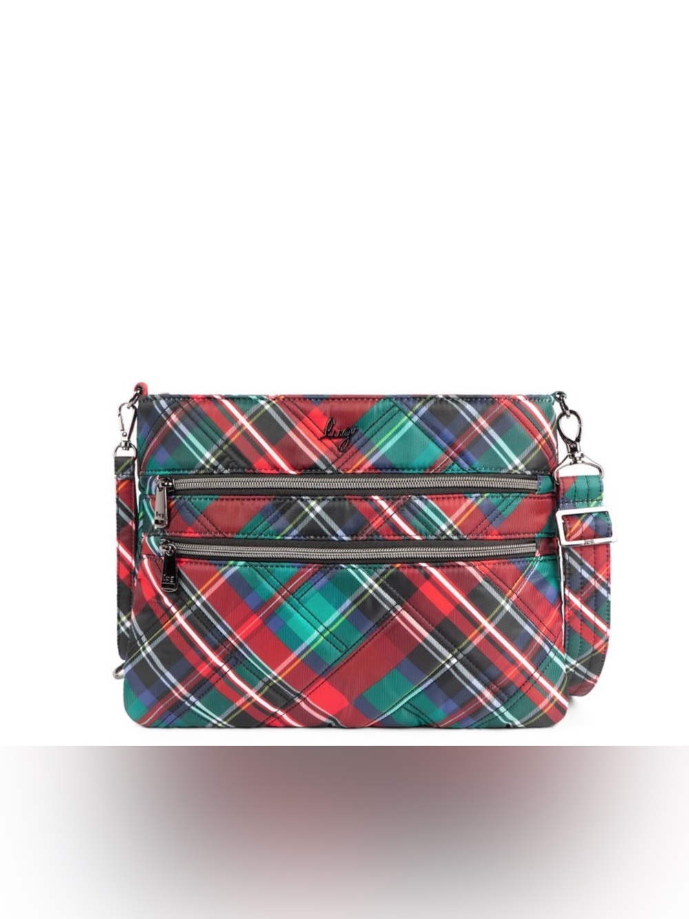 Lug Dazzle SE Crossbody Bag. Tartan Plaid. NWT.